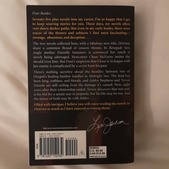 Distrust by Lisa Jackson - Picture 2 of 3